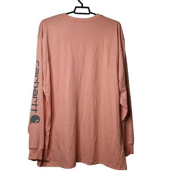 Carhartt Men's Loose Fit Heavyweight Long Sleeve Graphic T Shirt Size 2XL New - Picture 2 of 6
